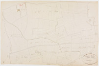 Saint-Aubin, section F, la Borde au Cyr et Borde Rouge, feuille 3. [1825] géomètre : Tabey