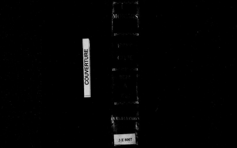 Publications de mariage.