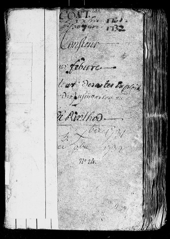 Registre du 5 décembre 1731 au 1er octobre 1732