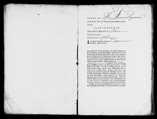 Registre du 6 mars 1752 au 29 avril 1753