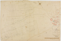 Peintre, section A, Chagniau et le Village, feuille 2.géomètre : Rosset