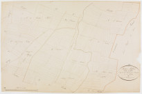 Saint-Aubin, section G, la Borde aux Renards, feuille 3. [1825] géomètre : Tabey