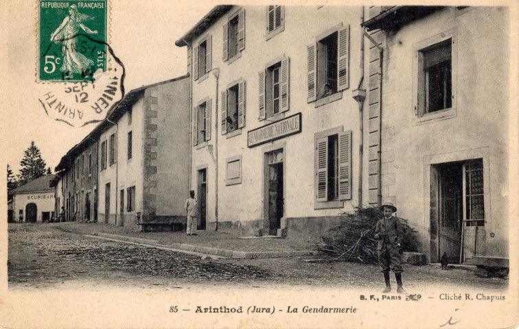 Arinthod (Jura). 85. La Gendarmerie. Paris, B.F.