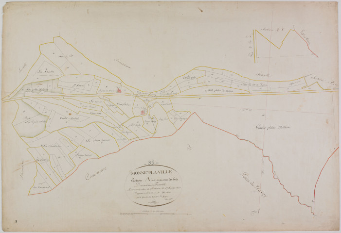 Monnet-la-Ville, section A, Maisons du Bois, feuille 2.