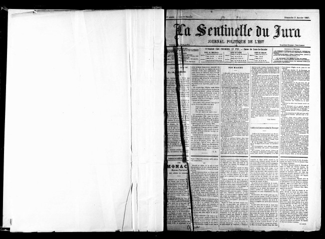 La Sentinelle du Jura.