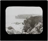 Reproduction d'une vue de la côte de Belle-Île-en-Mer.