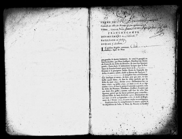 Registre du 21 Avril 1755 au 10 Janvier 1756
