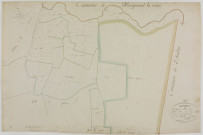 Aumur, section B, le Village, feuille 3.géomètre : Billet