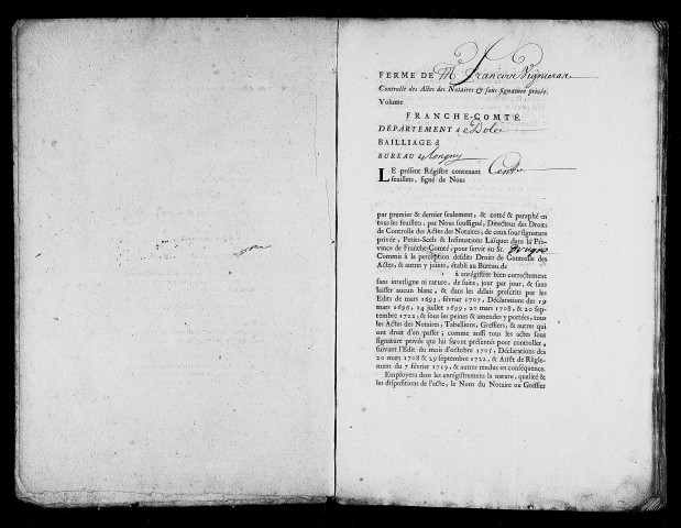Registre du 14 septembre 1755 au 20 février 1758