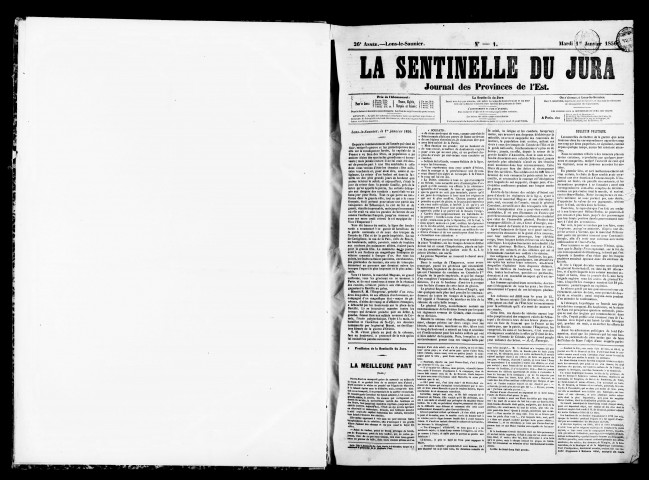 La Sentinelle du Jura.