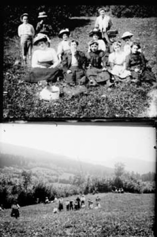 Personnes dans les champs