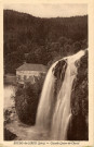 Bourg-de-Sirod (Jura). La cascade queue-de-Cheval. Dole, Karrer.