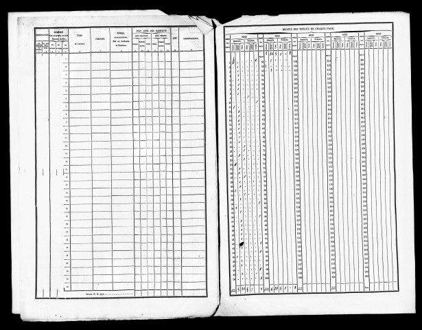 Listes nominatives, 1866, 1872, 1876.