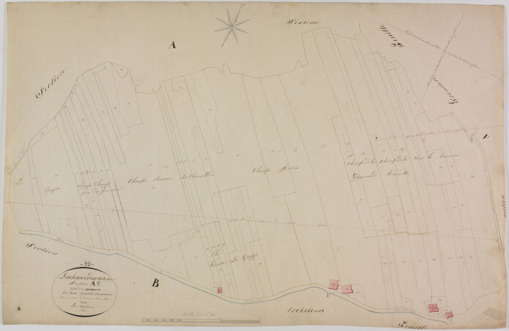 Chaux-des-Crotenay, section A, le Couchant, feuille 5.