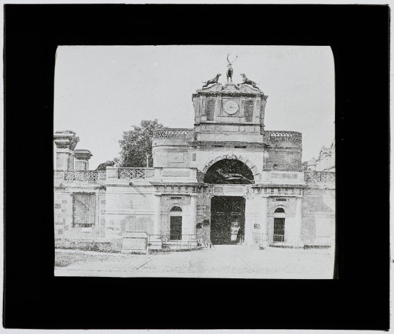 Reproduction d'une vue du portique d'entrée du château d'Anet.