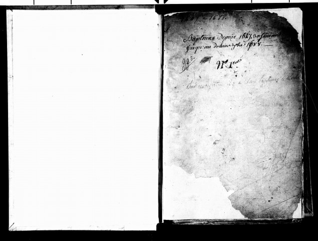 Baptêmes, 30 janvier 1647 - 20 octobre 1700. Table alphabétique.