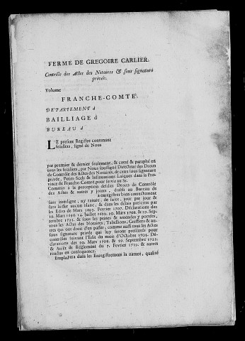 Registre du 29 octobre 1736 au 30 mai 1738