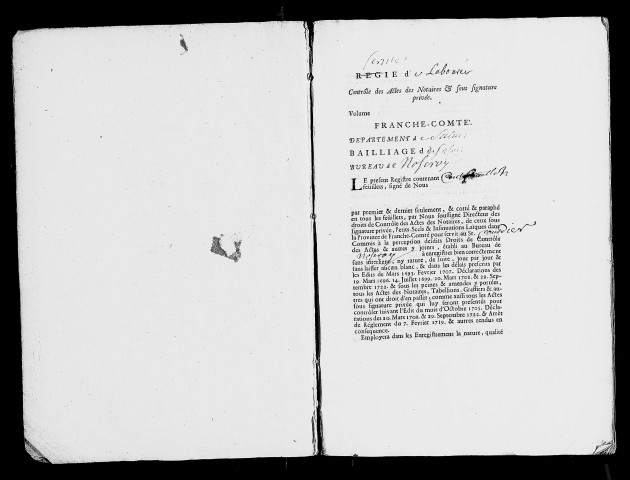 Registre du 7 octobre 1730 au 28 octobre 1731