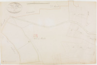 Saint-Aubin, section G, la Borde aux Renards, feuille 4. [1825] géomètre : Tabey