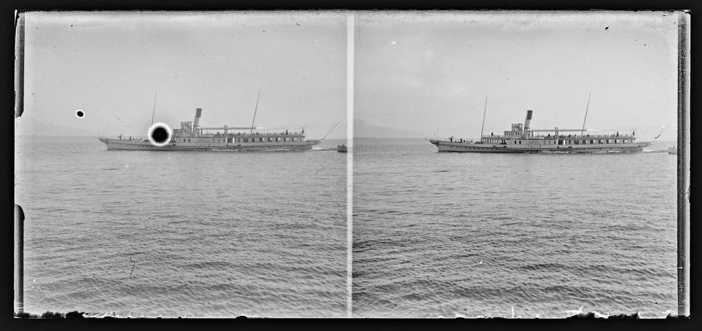 Bateau "Italie" de la Compagnie générale de navigation (CGN) sur le lac Léman.