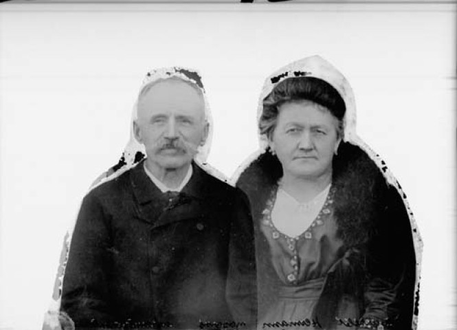 Reproduction. Couple Martelet Hermann. Nozeroy