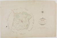 Chevigny, tableau d'assemblage.géomètre : Rosset