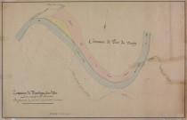 Montigny-sur-l'Ain, section C, feuilles 1 et 2 (copie de la cote précédente). s.d. [fin XIXe].