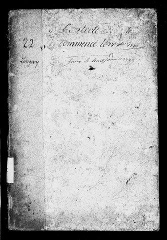 Registre du 17 septembre 1776 au 8 janvier 1779