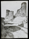 Reproduction d'une vue des ruines du château de Rochetaillée.