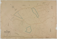 Beaufort, section D, l'Etandonne, feuille 2.géomètre : Deniset