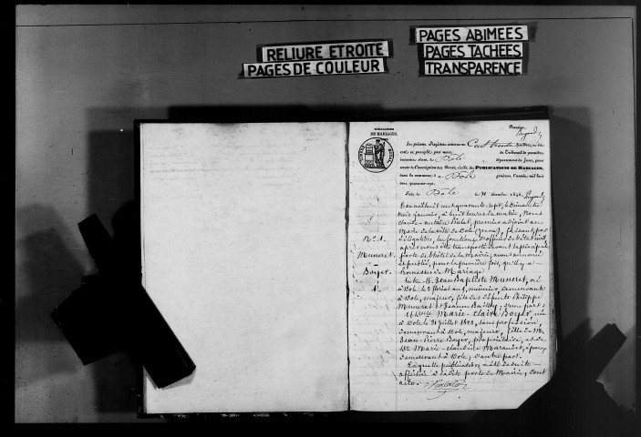 Publications de mariage.