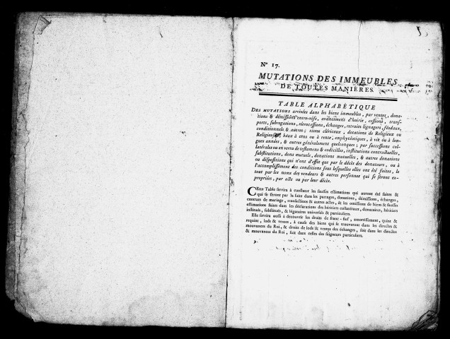 Cinquième volume [folio 425 à 525] (juillet 1790- messidor An XI)