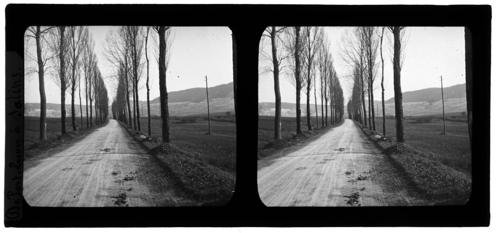 Route de Port-Lesney à Salins.