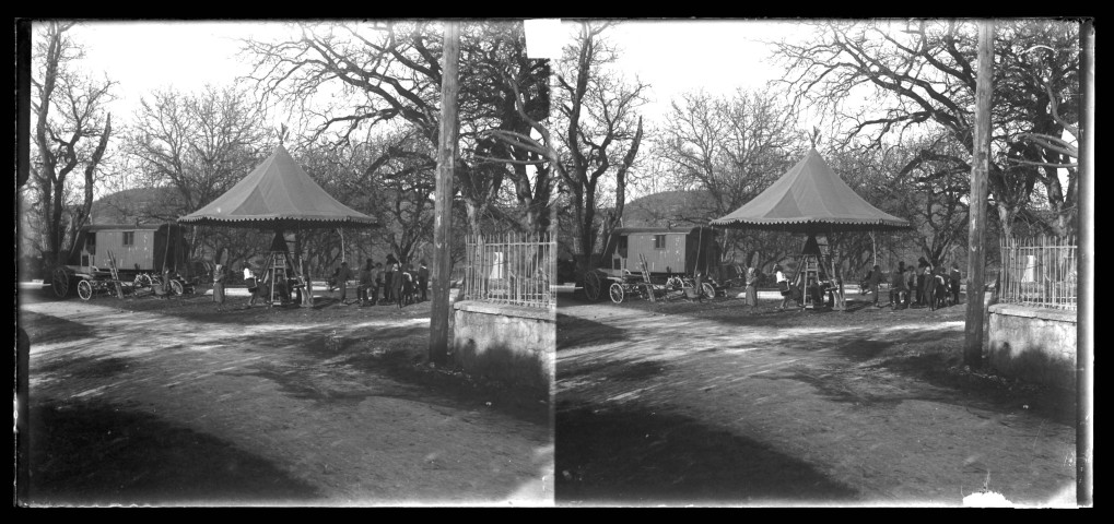 Fête des brioches à Port-Lesney, le manège.