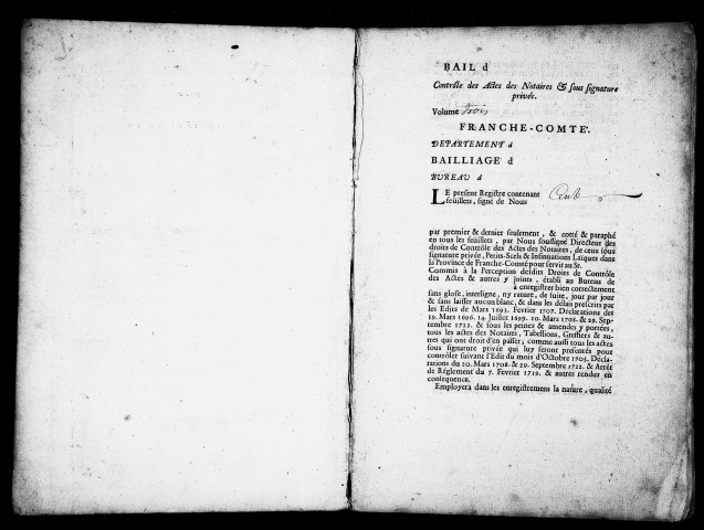 Registre du 1er août 1724 au 25 mai 1726