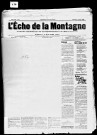 L'Echo de la Montagne. 1937-1938.
