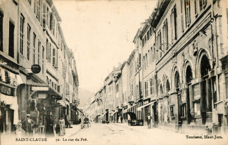 Saint-Claude (Jura). 72. La rue du Pré.