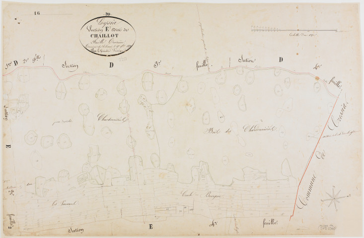 Loisia, section E, Chaillot, feuille 3.géomètre : [?]