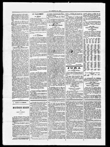 La Liberté du Jura et de la Franche-Comté. 2ème semestre 1908.