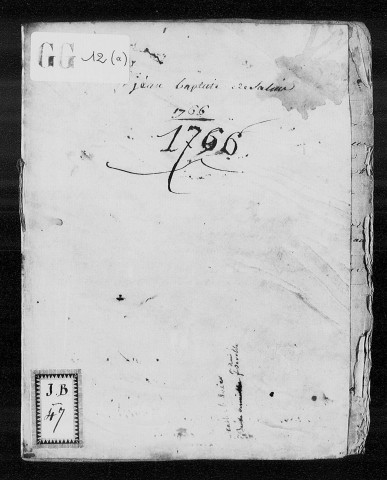 Baptêmes, mariages et sépultures, 2 janvier - 28 décembre 1766, 1er janvier - 8 décembre 1767, 5 janvier - 29 décembre 1768, 2 janvier - 31 décembre 1769, 1er janvier - 30 décembre 1770, 1er janvier - 24 décembre 1771, 6 janvier - 30 décembre 1772, 2 janvier - 31 décembre 1773, 12 janvier - 27 décembre 1774, 9 janvier - 22 décembre 1777, 5 janvier - 29 décembre 1778, 1er janvier - 20 décembre 1779, 1er janvier - 22 décembre 1780.