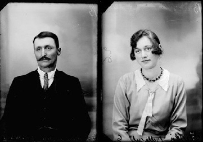 Identités. Emile Jacques. Billecul / Une femme. Billecul