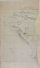 Crillat, fragment de plan, à l'encre, 60 cm x 104 cm. s.d. [1804-1807]