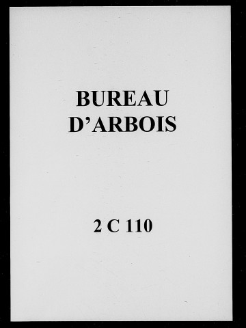 Table du 5 mai 1785 au 1er mars 1791