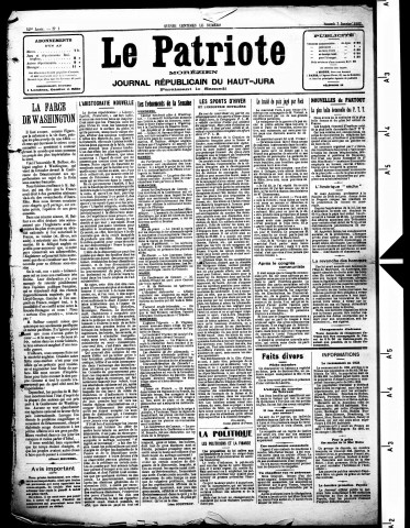 Le Patriote morézien, 1922 et 1926.