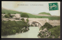 Molinges (Jura) - Le Pont sur la Bienne (colorisé)