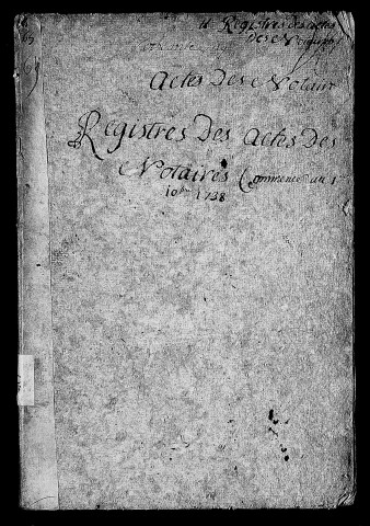 Registre du 1er décembre au 31 décembre 1738