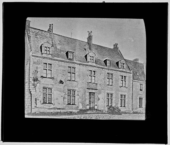 Reproduction d'une vue du château de la Possonnière, dit "Château de Ronsard", à Couture-sur-Loir.