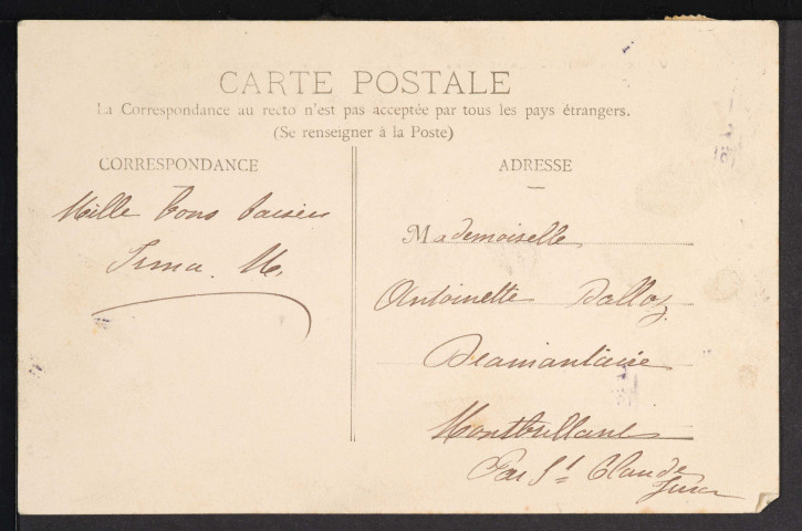 Vaux-lès-Saint-Claude (Jura) - Le Moulin de Vaux. – Fabrique de pipes (1907)