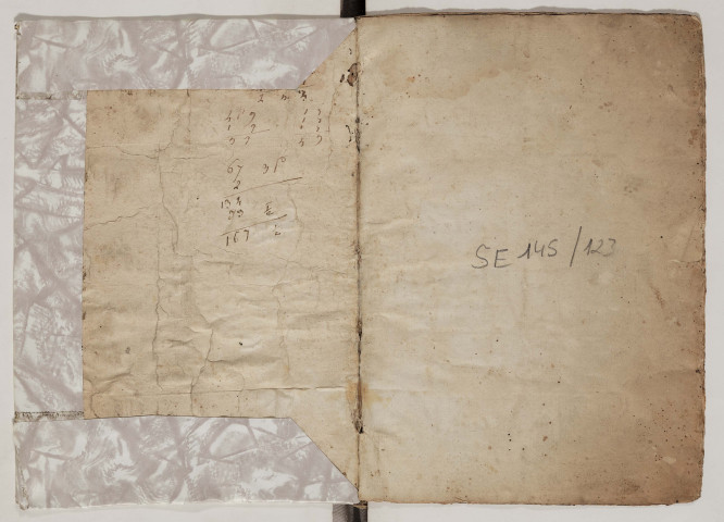 Tavaux.- Registre d'arpentement.