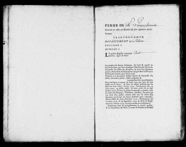 Registre du 27 mars 1758 au 17 janvier 1759